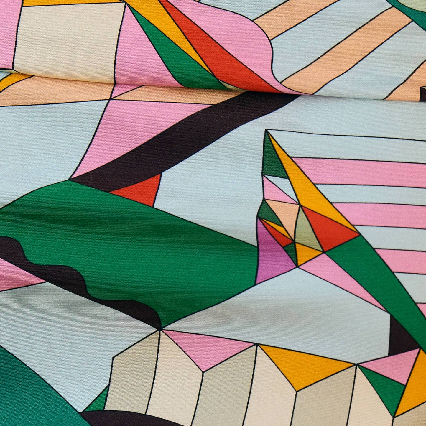 Jessie Zhao New York | Double Sided Silk Scarf of Journey