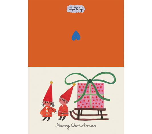 Daria Solak Illustrations | CHRISTMAS ELVES 3 card