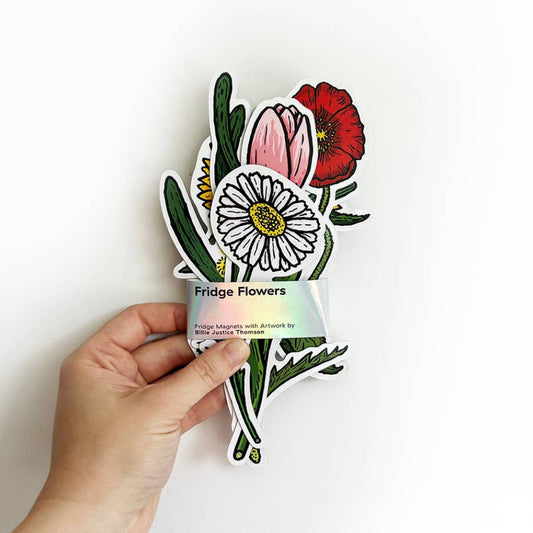 Fridge Flower Magnets