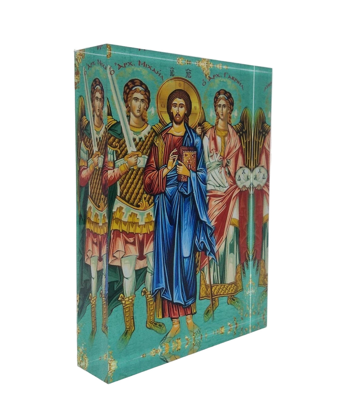 Monogram Atelier | Ιησούς Χριστός Αρχαγγέλους Μιχαὴλ καὶ Γαβριήλ