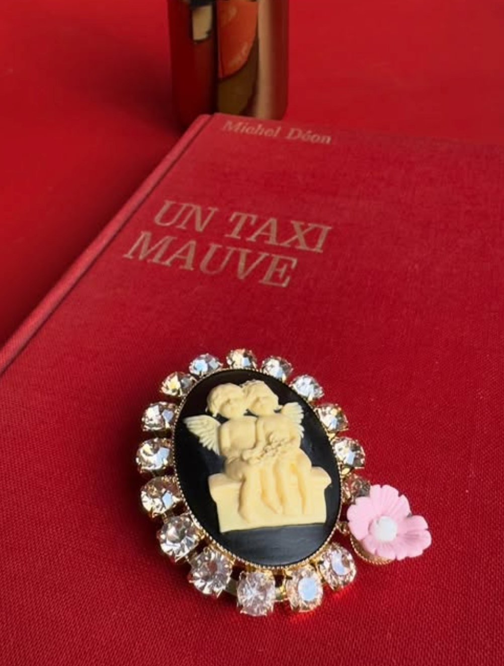 Julie Sion | Brooch Aura bronze - Ivory SALE