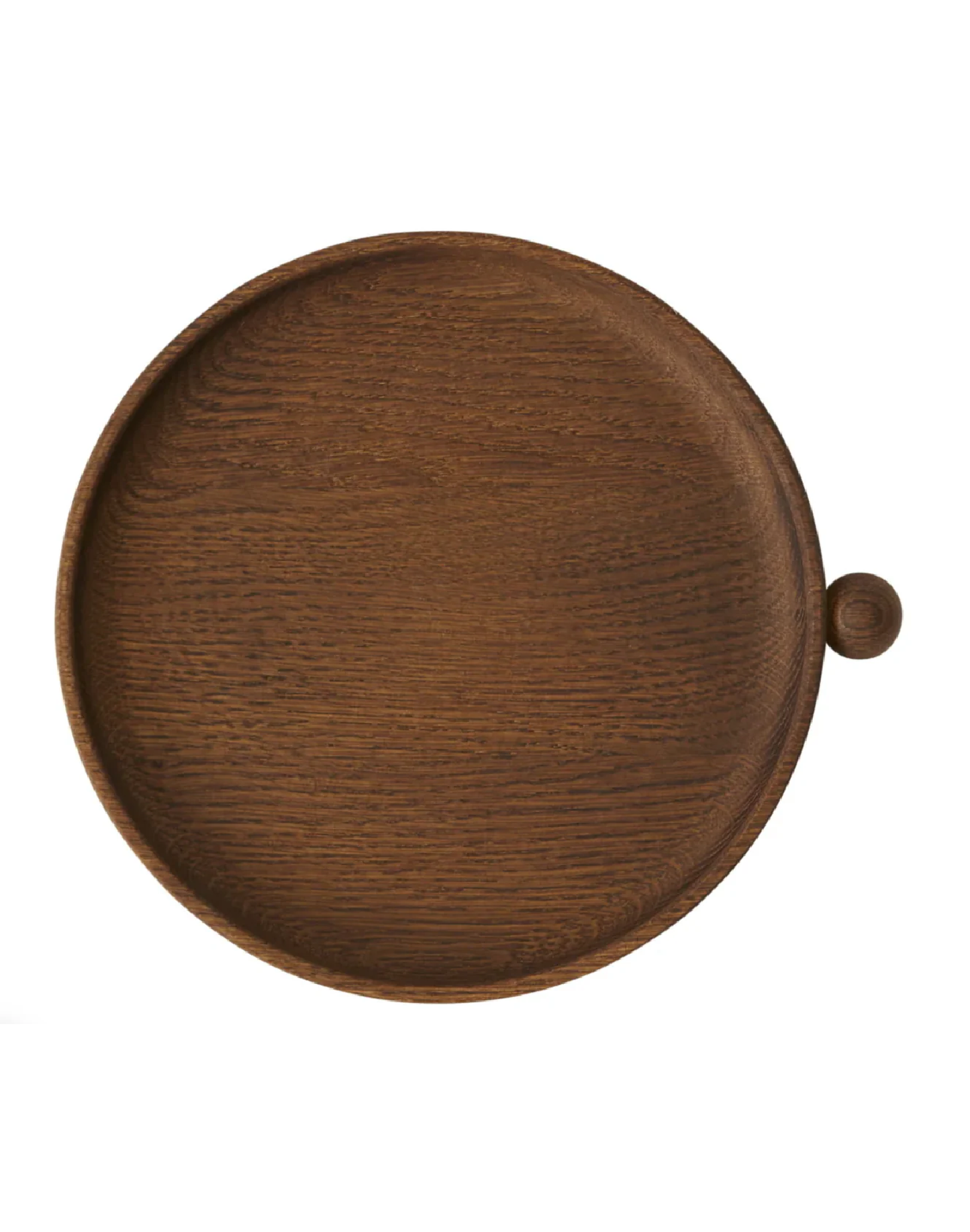 OYOY | Inka Wood Tray Round Small Dark