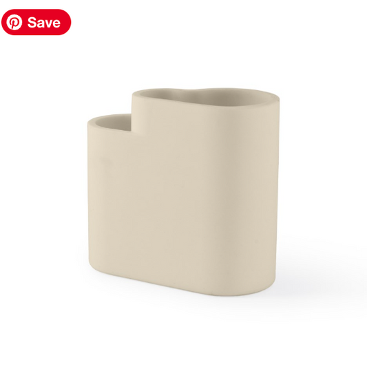 DESIGNSTUFF | Store-All Cutlery Drainer/Holder, Sand