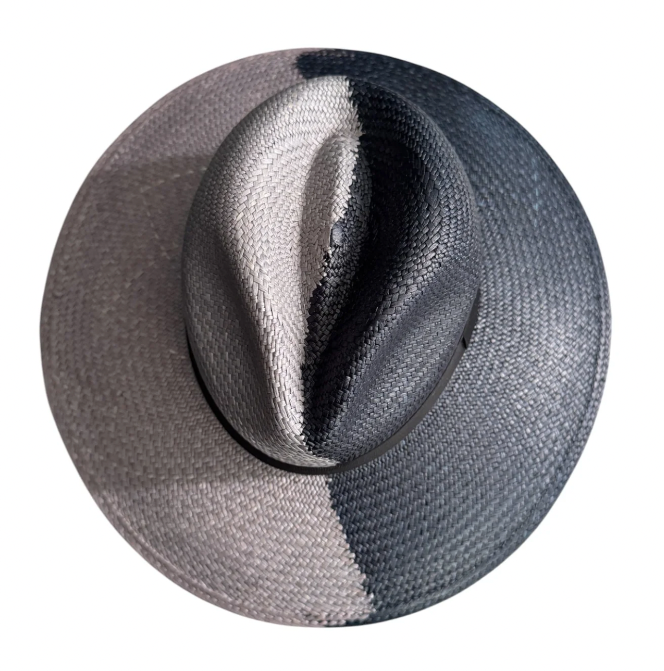 L'ora D'oro | Panama Hat - Navy Grey Bi Colour