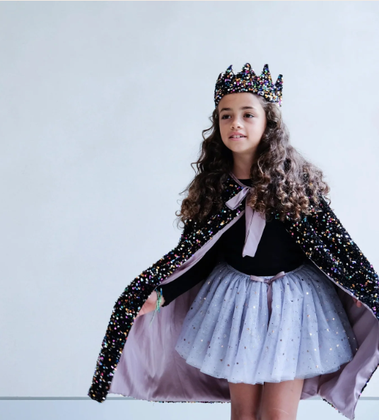 Mimi & Lula | Rainbow Dazzle Sequin Cape
