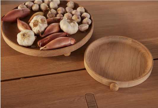 OYOY | Inka Wood Tray Round - Small - Nature