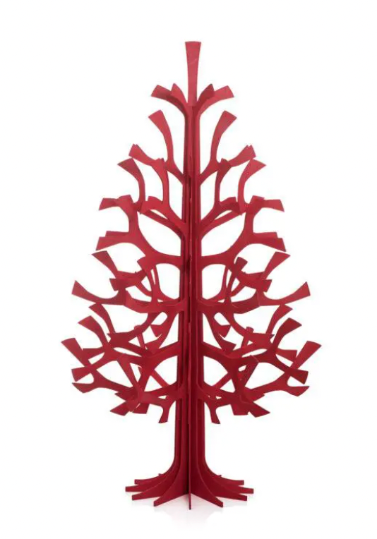IKONINK L Spruce Tree, Red (14cm)