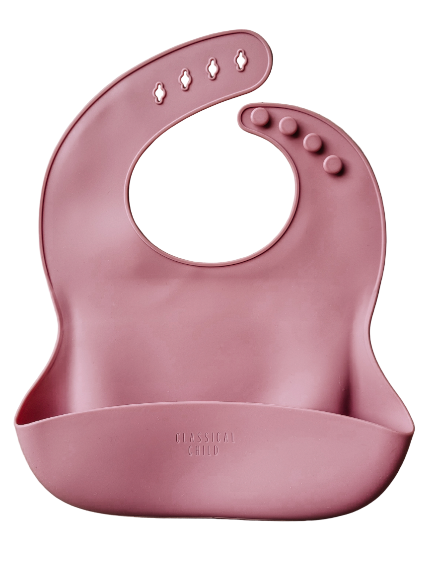 CLASSICAL CHILD | Silicone Bib Desert Rose