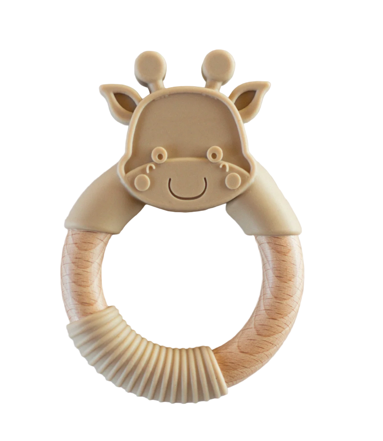 CLASSICAL CHILD | Giraffe Teether Linen