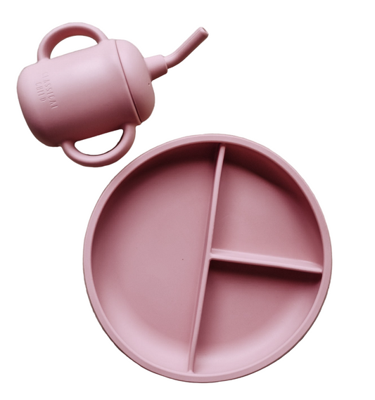 Classical Child | Silicone Plate - Desert Rose