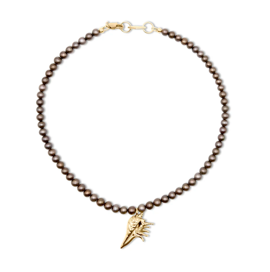 Briwok | Rell Pearl Necklace- Gold