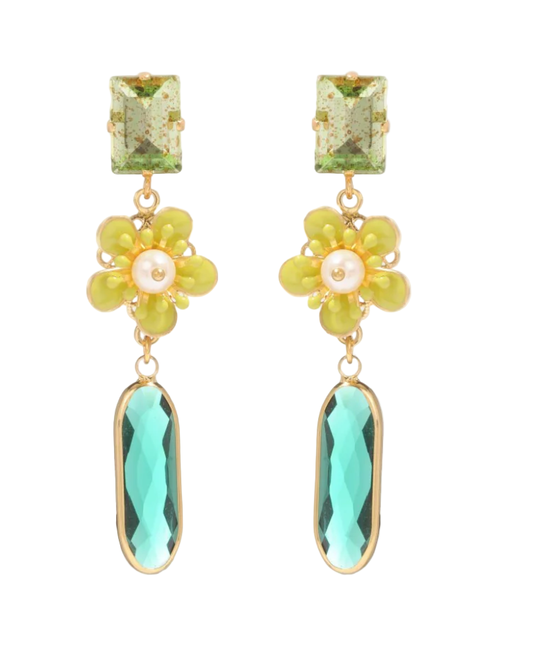 Julie Sion | Freesia Goutte Earring, Anis