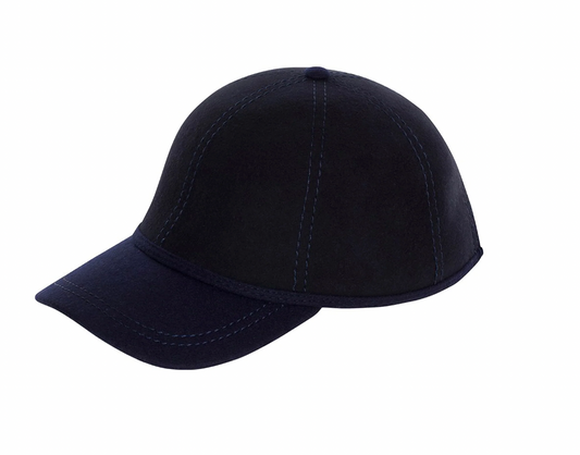 Sarah J Curtis | Woollen Cap Navy - SALE