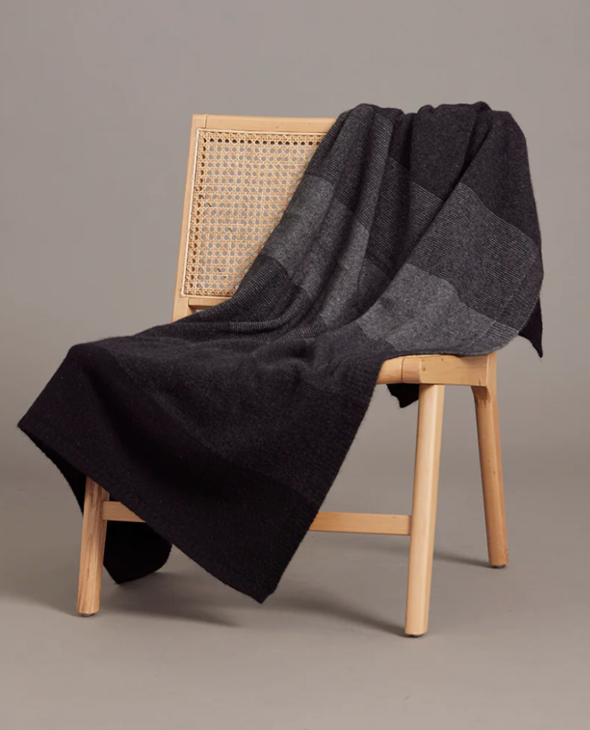 McDonald Textiles | Ombre Throw - Monochrome