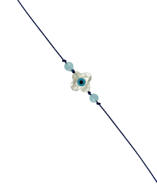 Aethera | Evil Eye Silk Cord Bracelet