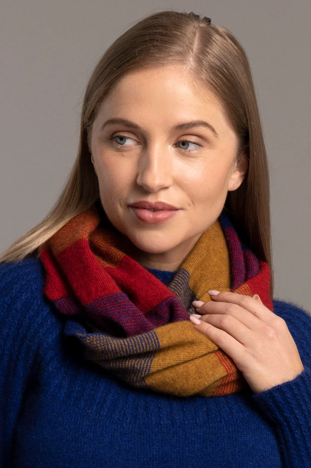 McDonald Textiles | Ombre Snood - Primary