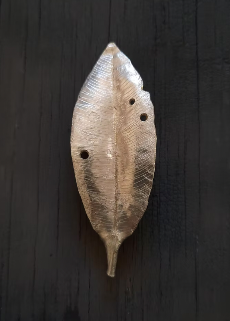 Emma Cunningham | Pohutukawa Leaf Brooch