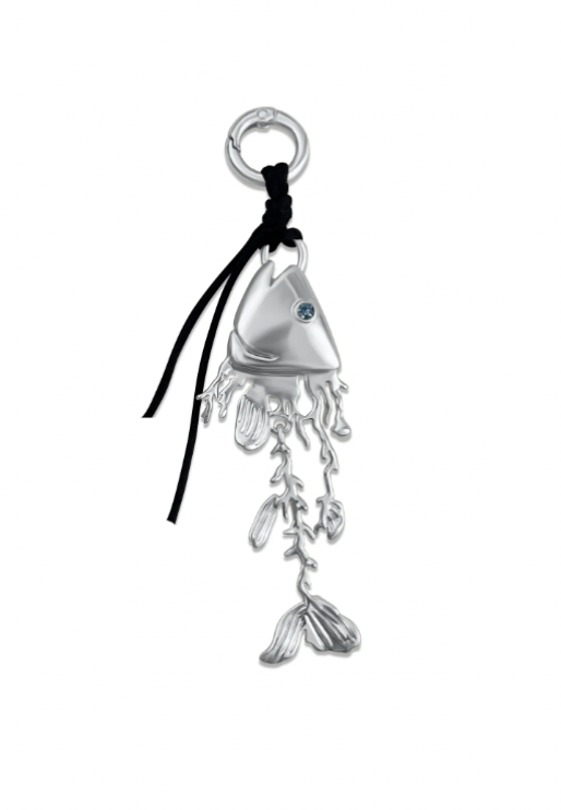 Briwok | Coral Trout Bag Charm - Silver