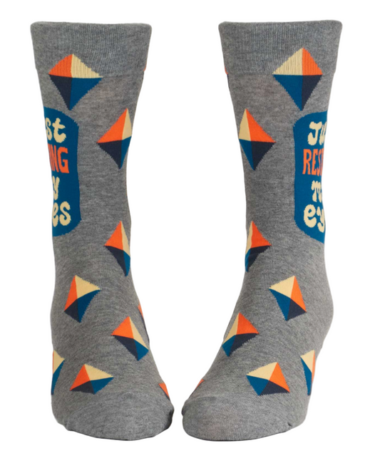 Blue Q | Men's Socks, Resting My Eyes - SALE