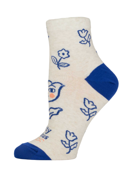 Blue Q | Ankle Socks, Pretty Anxious - SALE