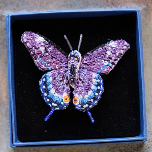 TROVELORE | Black Swallowtail Butterfly Brooch