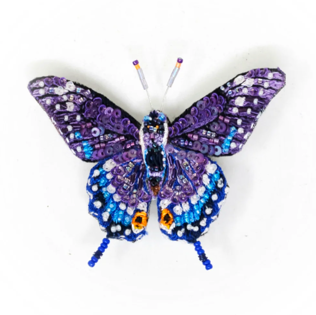 TROVELORE | Black Swallowtail Butterfly Brooch