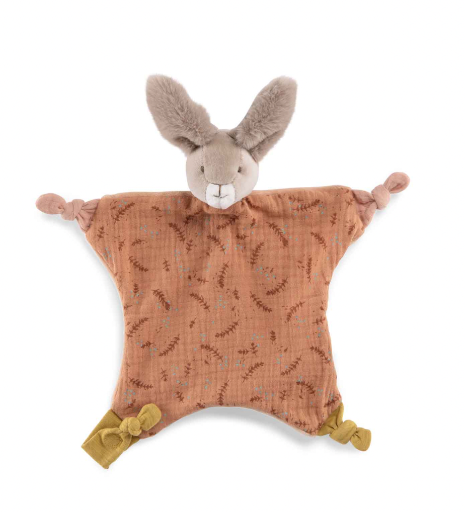 Moulin Roty | Trois Petits Lapins clay rabbit comforter