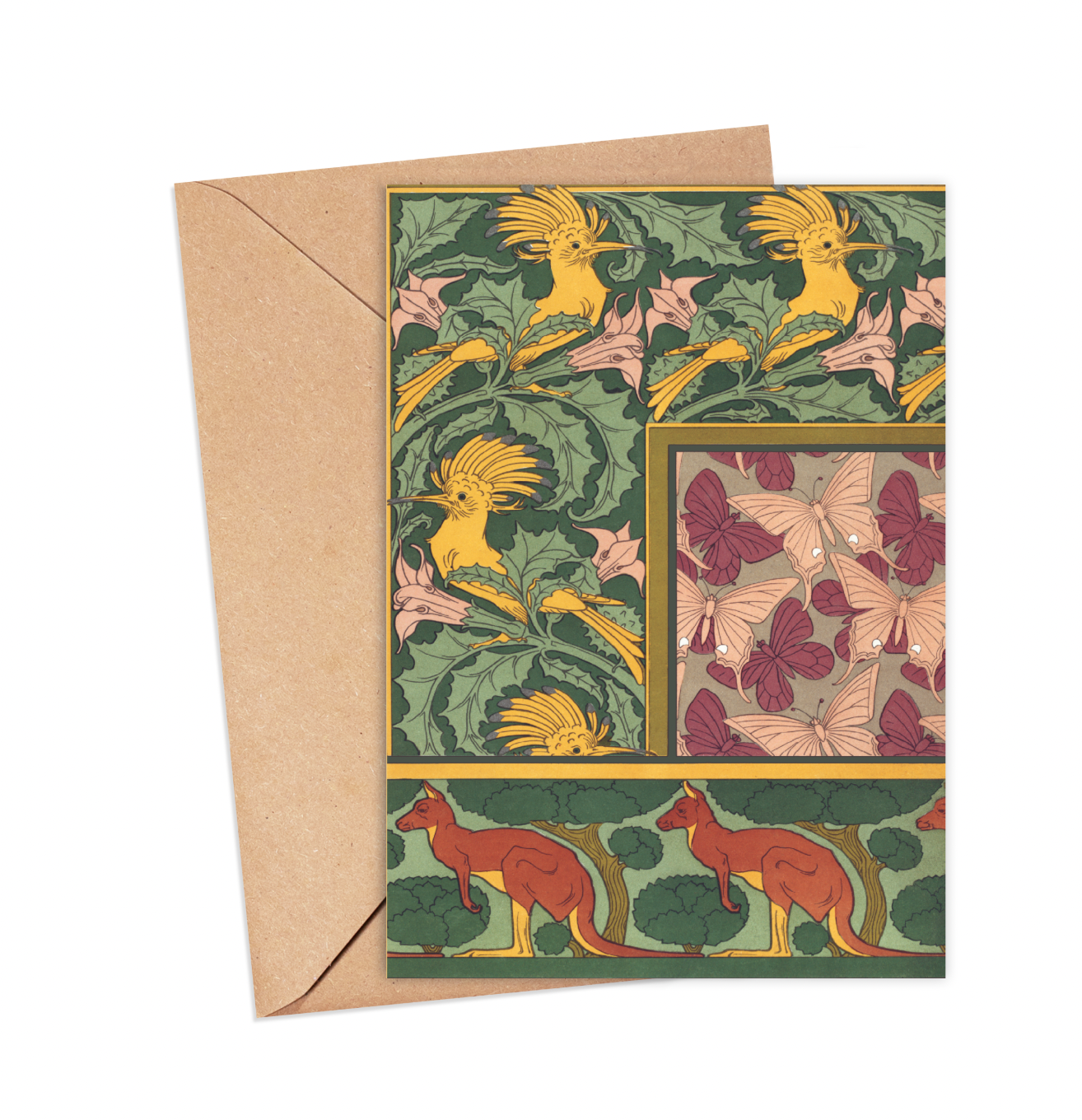 IKONINK | Kangaroos and Trees Card