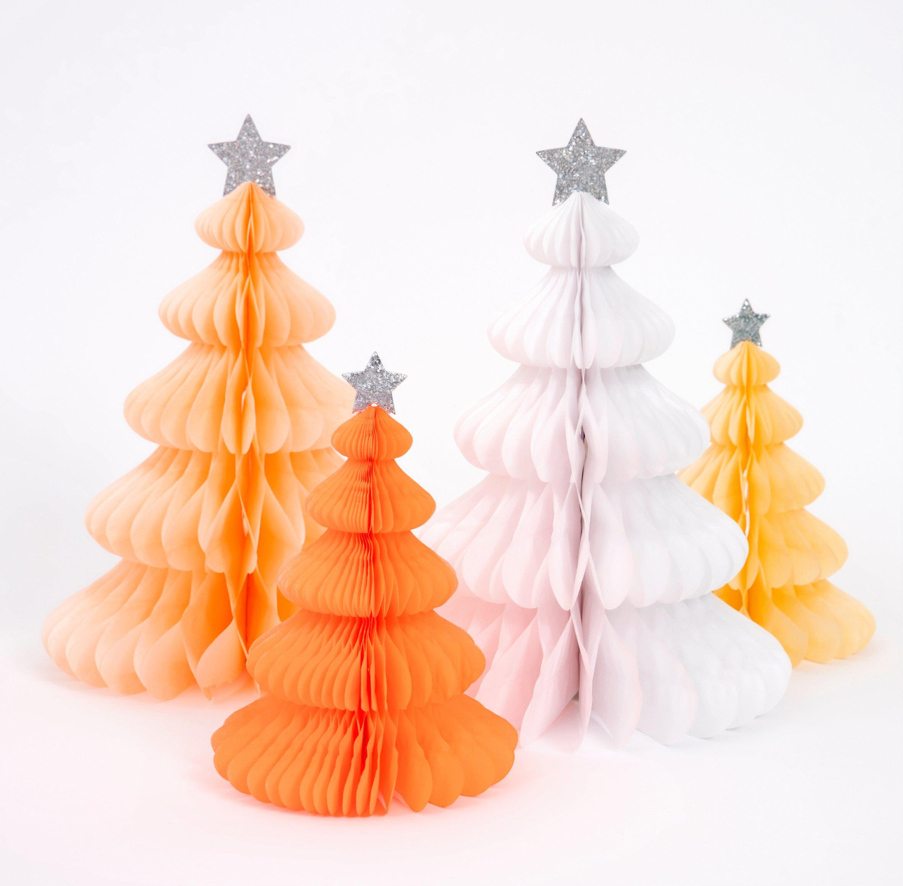 Meri Meri | Rainbow Forest Honeycomb Decorations (Pack of 10 in 2 sizes)