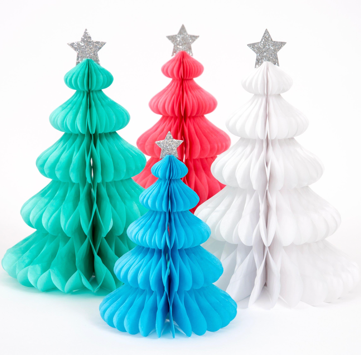 Meri Meri | Rainbow Forest Honeycomb Decorations (Pack of 10 in 2 sizes)