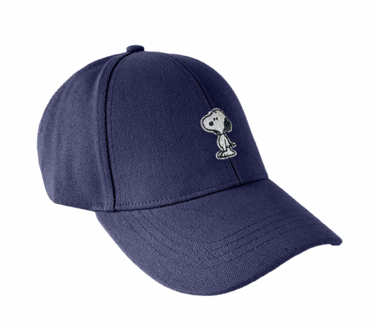 Snoopy | Canvas Cap (M - 56cm) - Navy