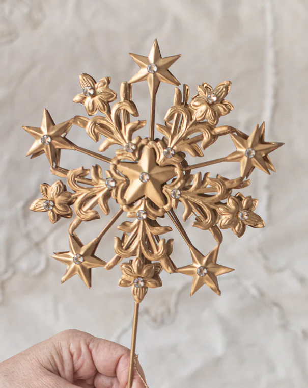 Ornamentation | Star Snowflake Tree Topper