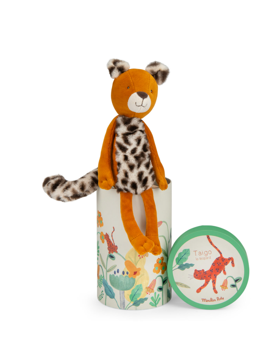 Moulin Roty | La Foret Mawa Taigo leopard doll