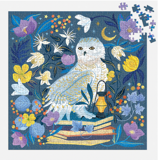 Galison | Celestial Owl 500 Piece Foil Puzzle