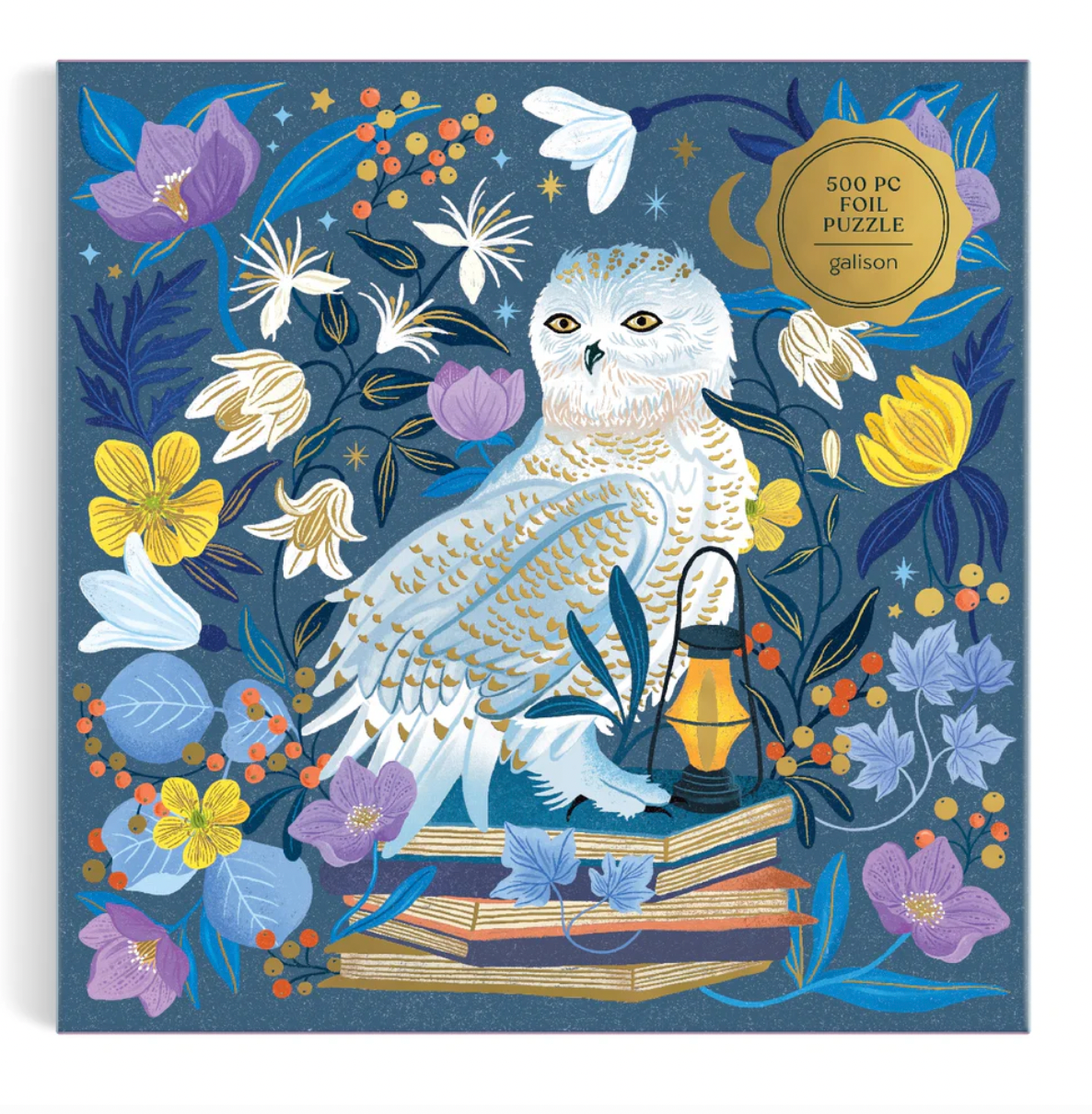 Galison | Celestial Owl 500 Piece Foil Puzzle