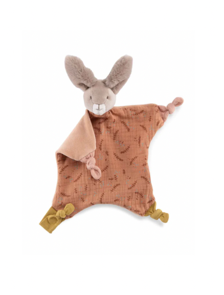 Moulin Roty | Trois Petits Lapins clay rabbit comforter
