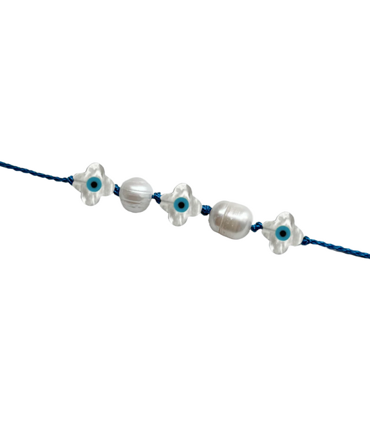 Aethera | Evil Eye Silk Cord Bracelet SALE