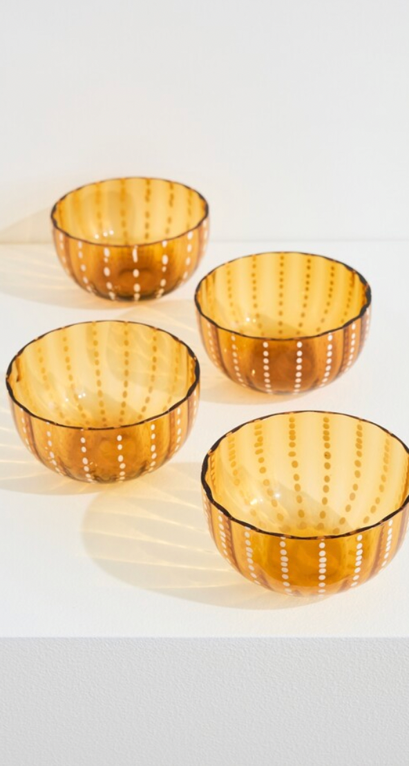 Zafferano Italy | PERLE Bowl - Amber