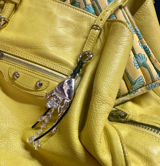 Briwok | Coral Trout Bag Charm - Silver