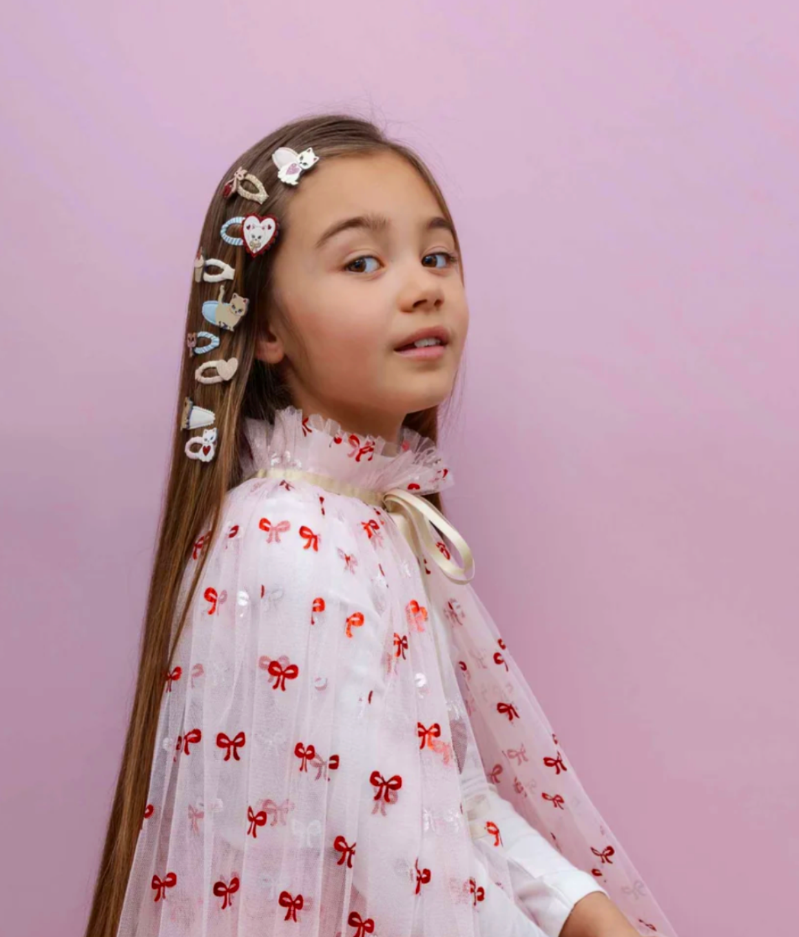 Mimi & Lula | Cutesy bow print cape