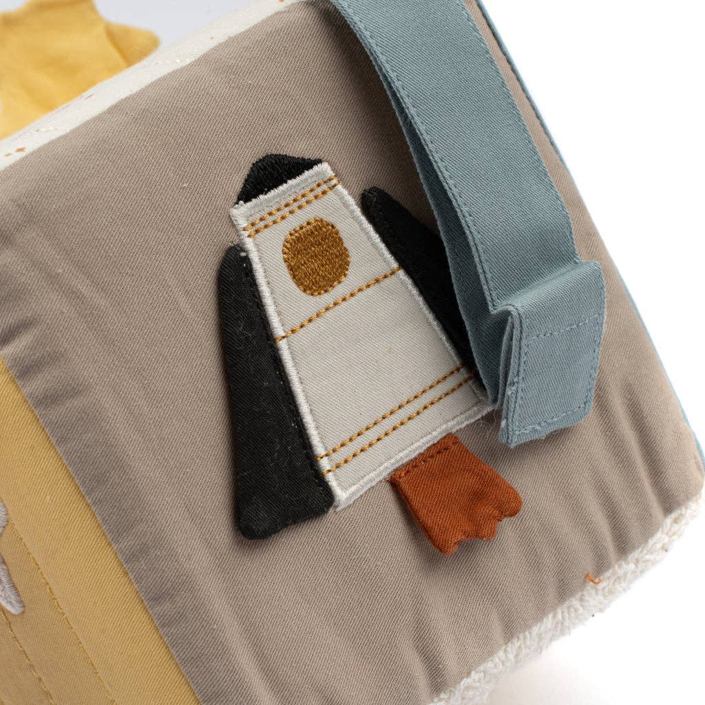 Fabelab | Fabric Cube - Space, 12 cm SALE