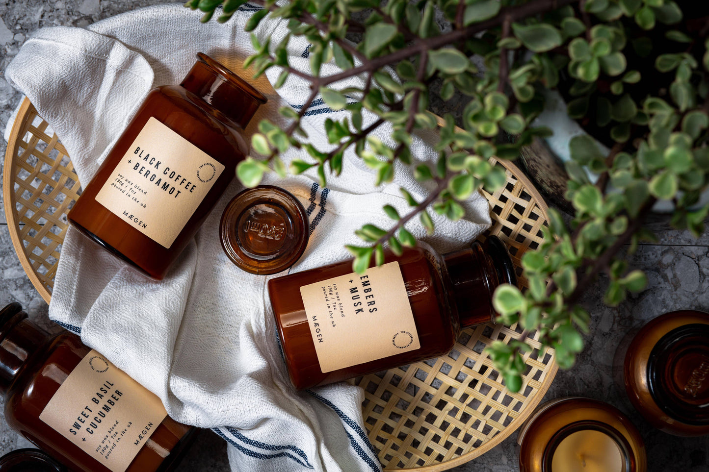 MÆGEN | Saltwater & Juniper Candle : 250g