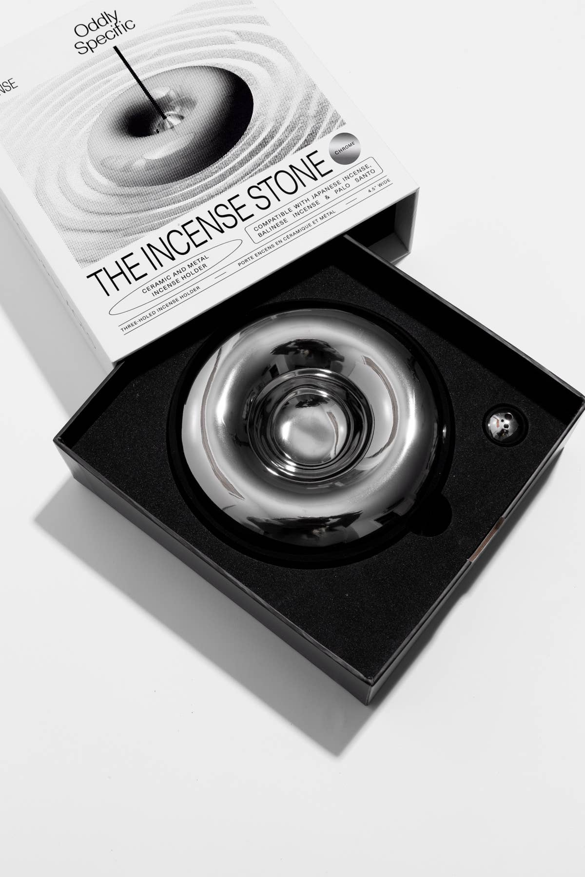 Oddly Specific | Chrome Incense Holder
