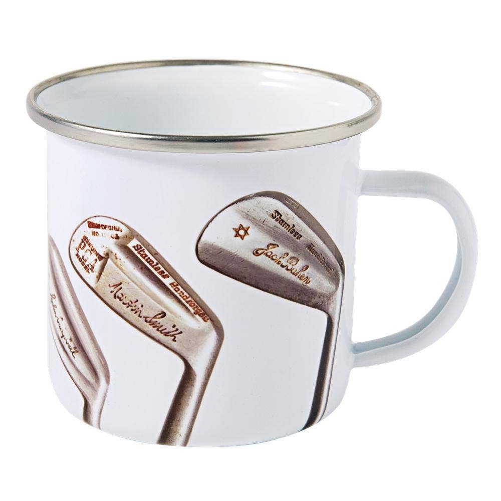Sporting Nation | Vintage Signature Golf Clubs Enamel Mug