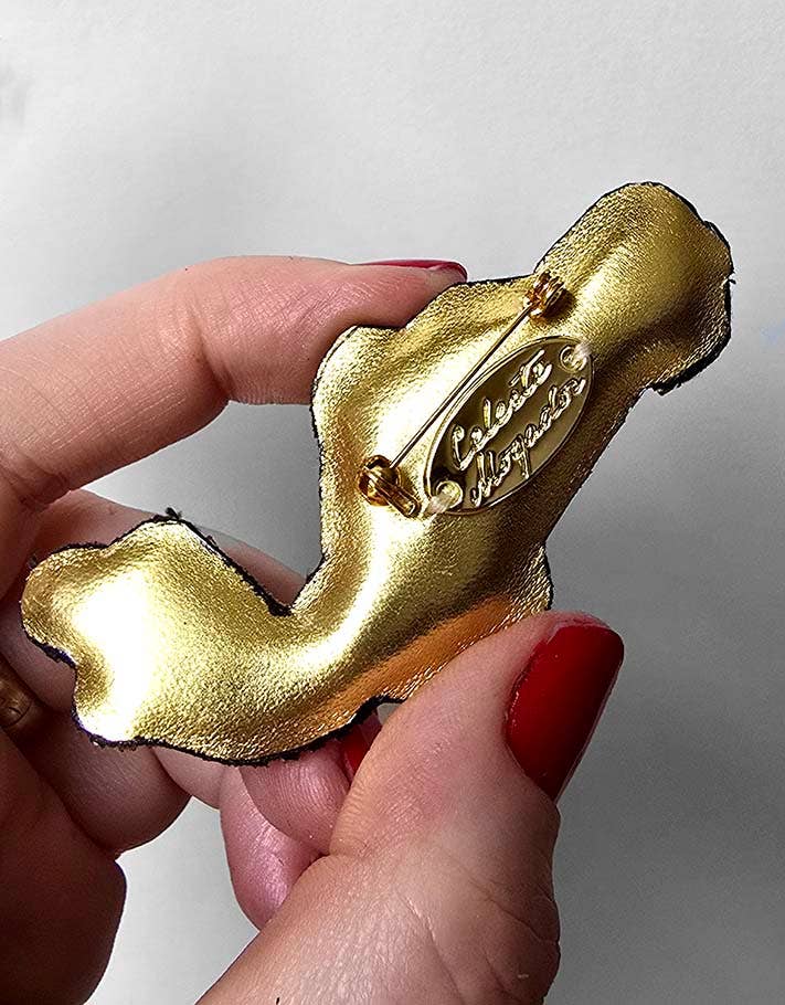 Céleste Mogador | New York Taxi Brooch