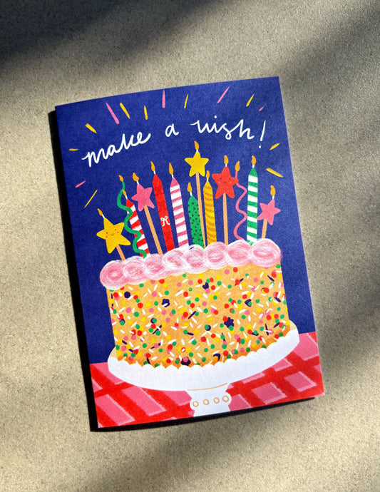 Lauren Sissons Studio | Make a Wish Birthday Card
