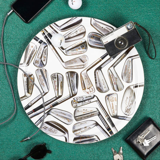 Sporting Nation | Vintage Signature Golf Clubs Birchwood Dining Tray