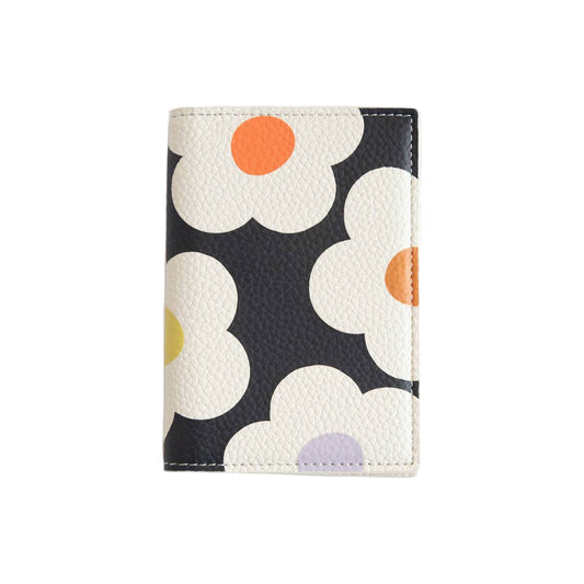 Caroline Gardner - Multi Flower Charcoal Passport Holder