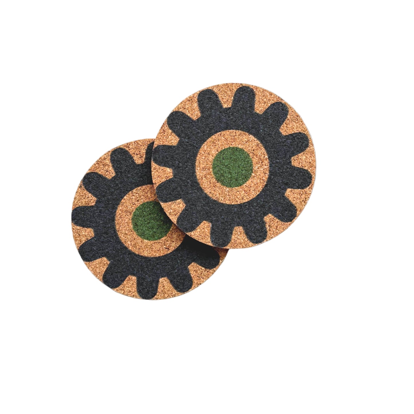 Capra Designs | Sol Cork Coasters: Blue