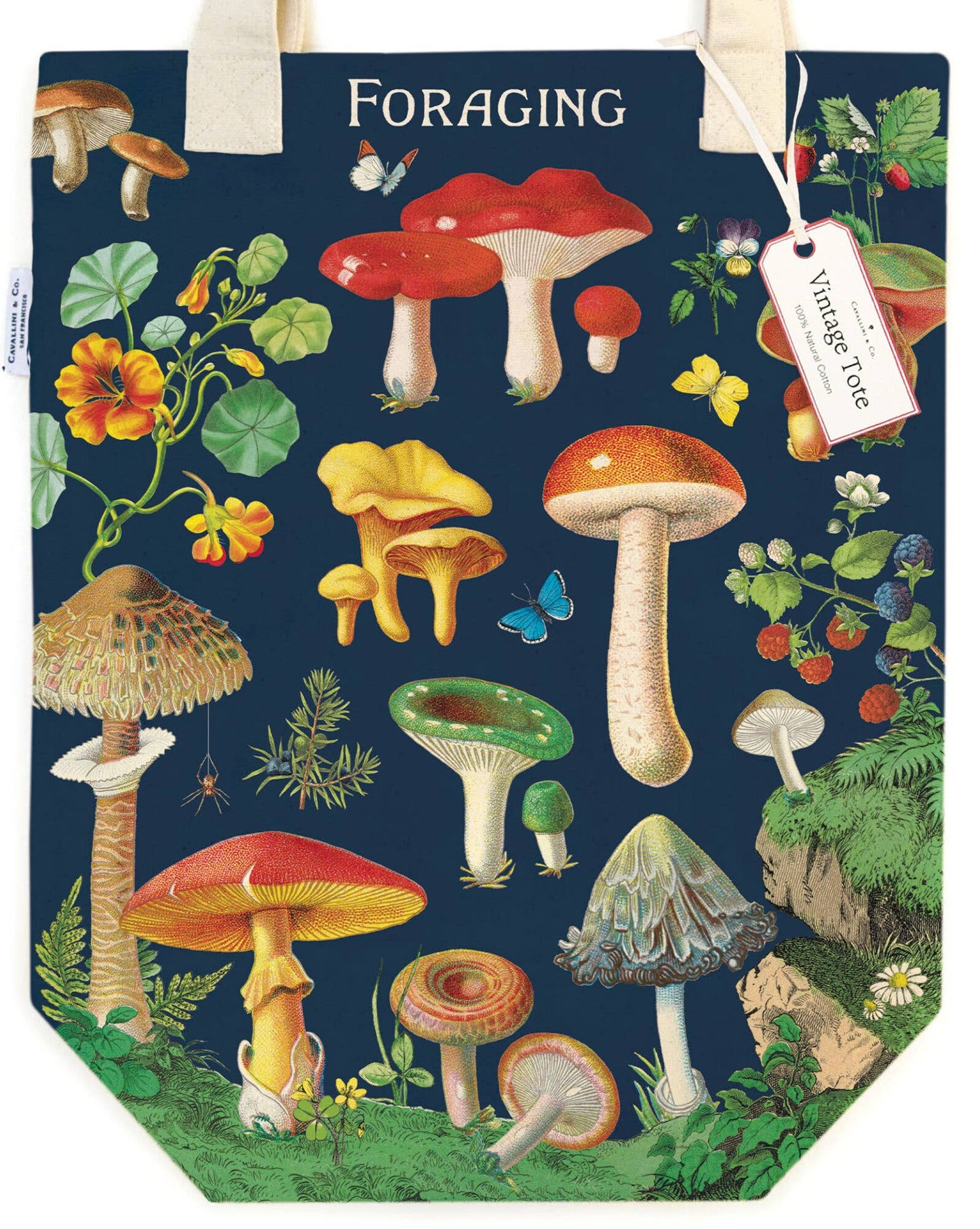 Cavallini Tote Bag - Foraging